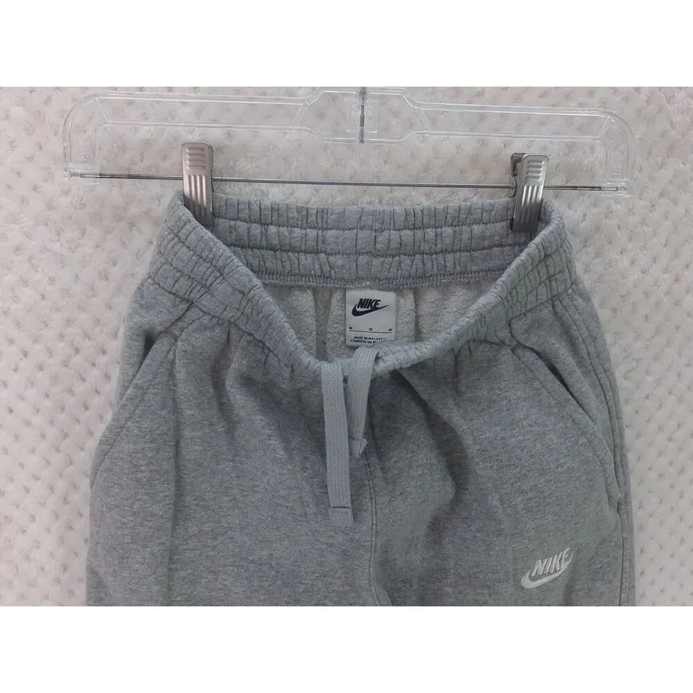 Nike Sportswear Club Fleece Sweatpants Youth Medium Heather Gray